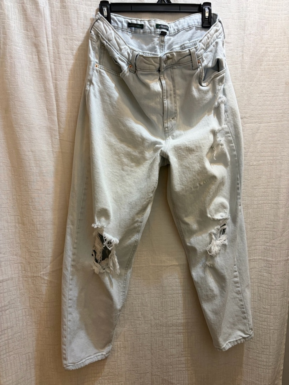 wild fable Light Blue Ripped Relaxed Jeans